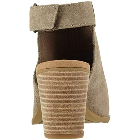 Toms- Grenada Taupe Grey Suede Sandal - Picture 4 of 6